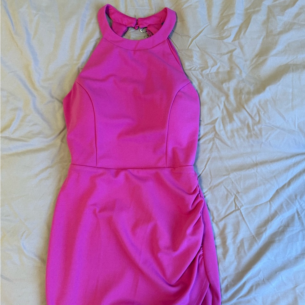 Sincerely Jules Fuchsia Dress
